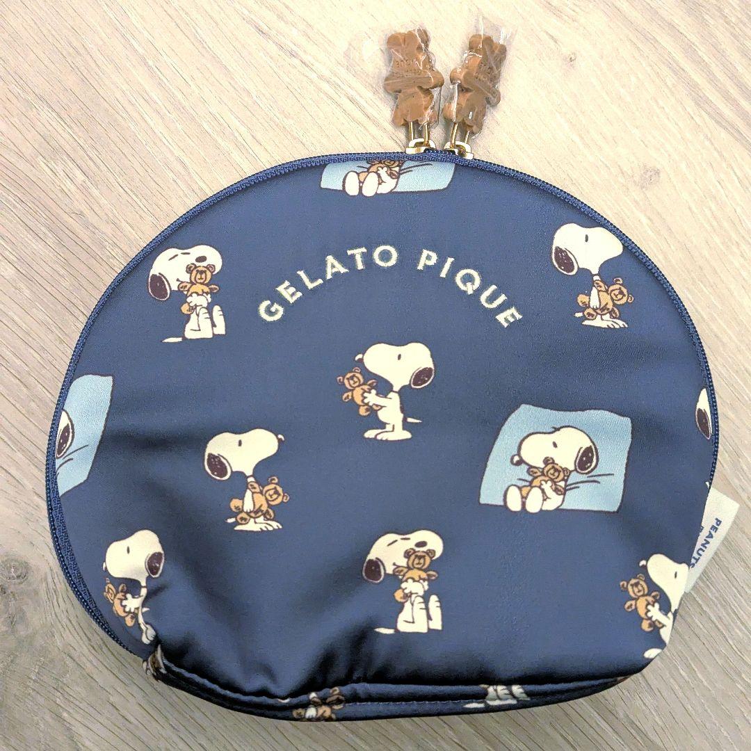 新品未使用】 ジェラートピケ PEANUTS ポーチ SNOOPY×BEAR