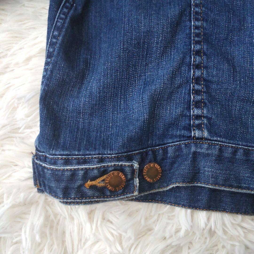 はなちゃん23区DENIM　スタンドカラー デニム ジャケット サイズ44