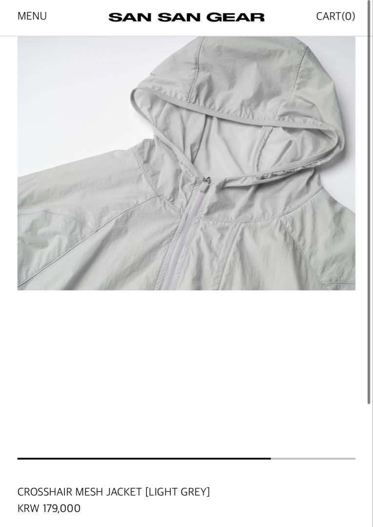 ジャケット・アウター sansangear CROSSHAIR MESH JACKET