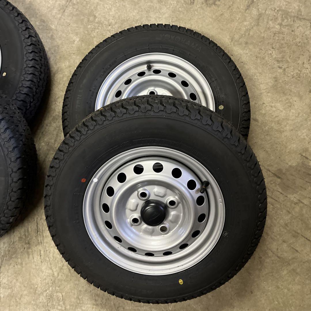 145/80R12 スチールホイール付きタイヤ4本セット の2本分2番
