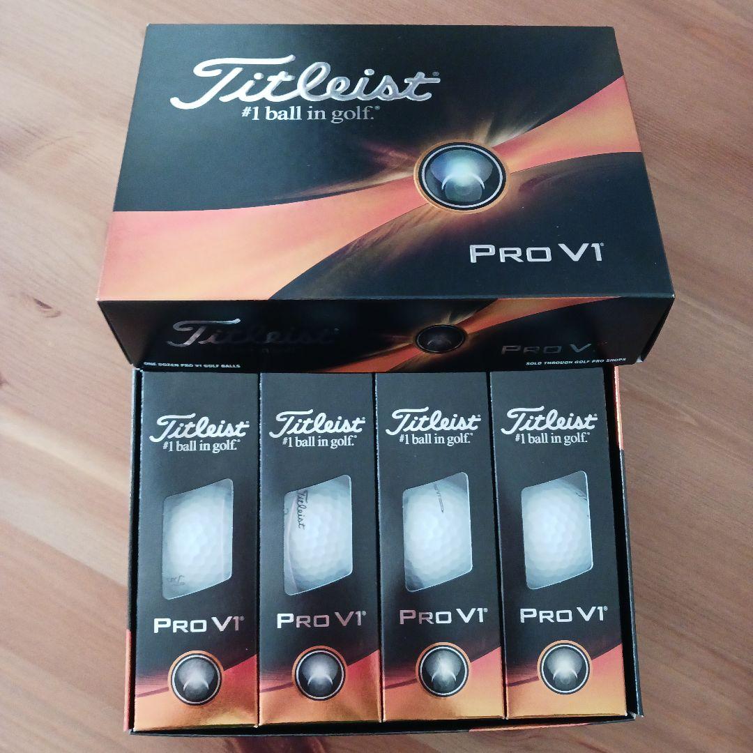 【新品】Titleist PRO V1 2ダース4ダース22400円です