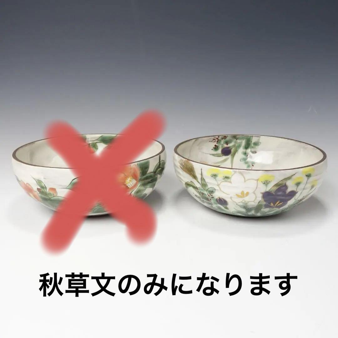 京焼 陶あん 陶葊 色絵付け 金彩 大鉢 2点セット