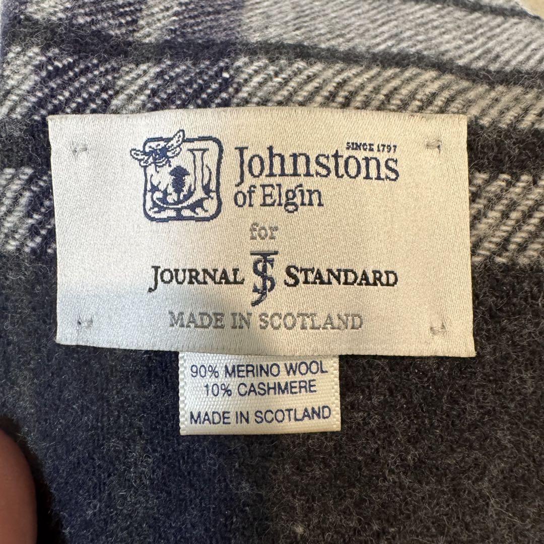 Johnstons for Journal Standard マフラー ネイビー