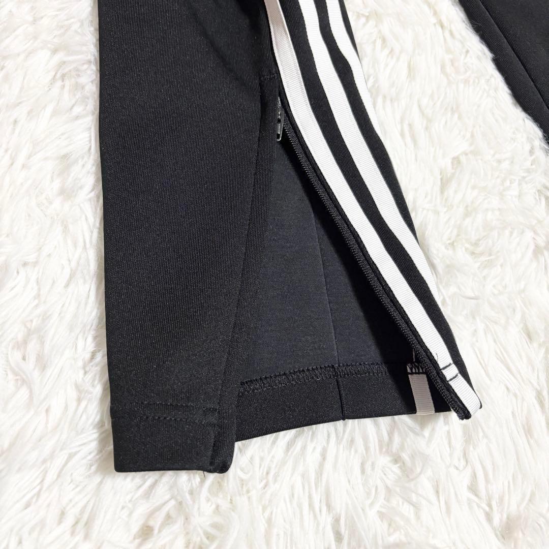 adidas トラックジャケット トラックパンツ ブラック セットアップ L 黒