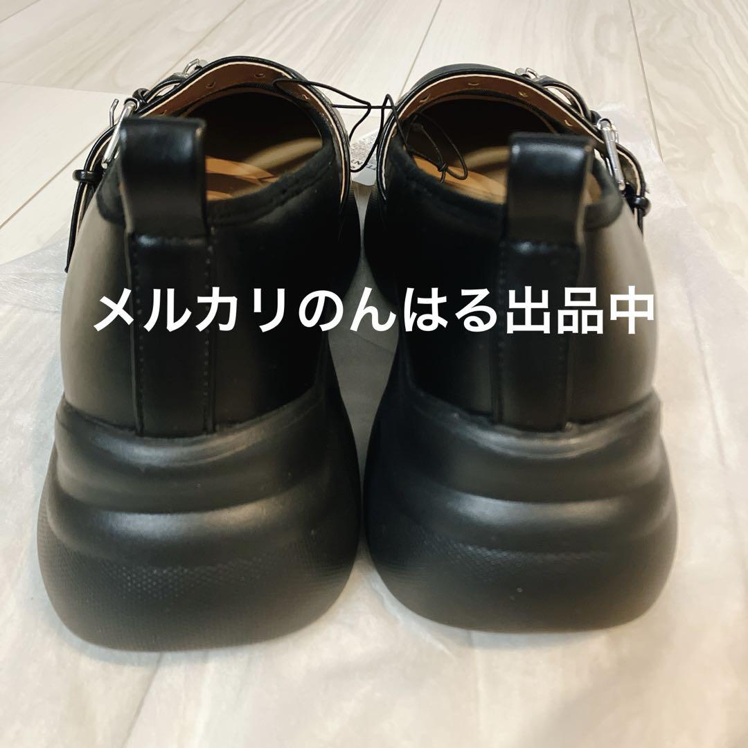 新品 gu rokh ジーユー ロク メリージェーンシューズ 黒 XL 25cm