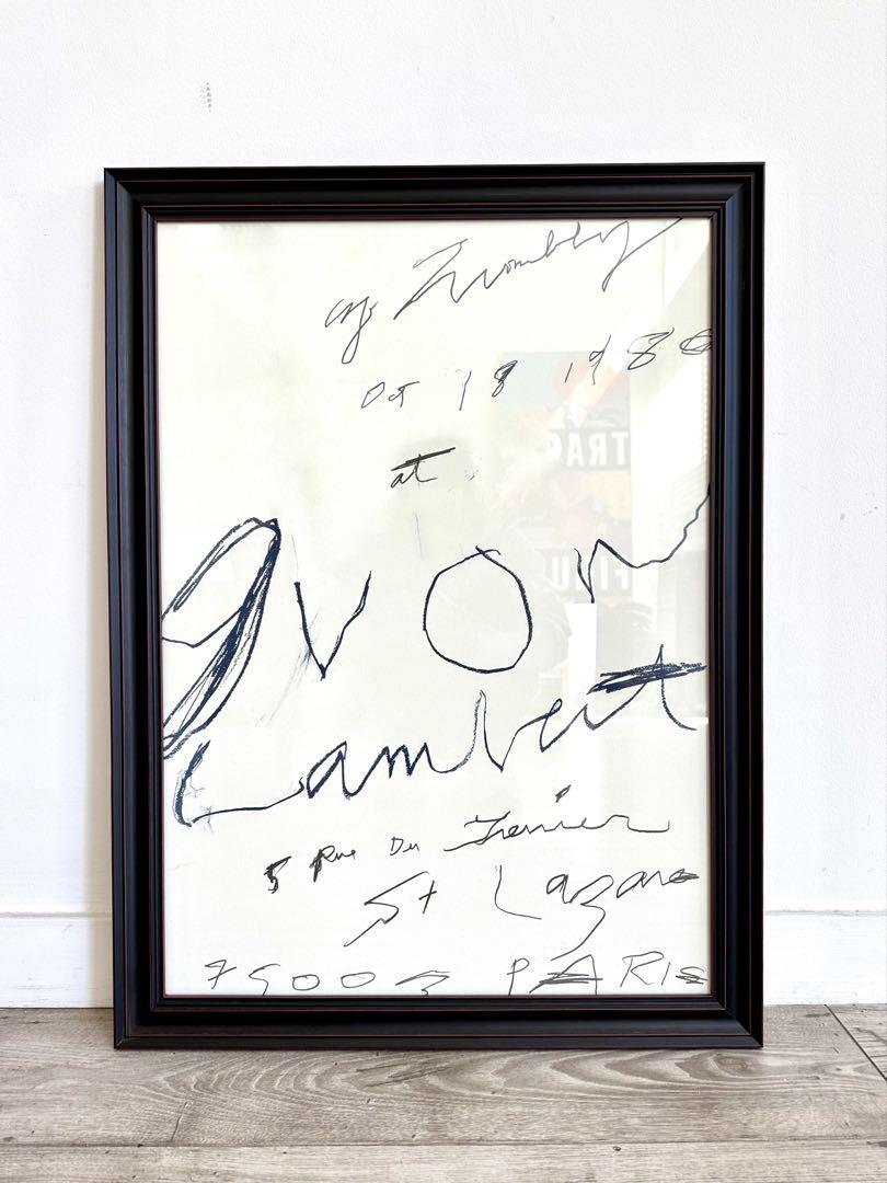 サイ・トゥオンブリー（Cy Twombly）　ポスター