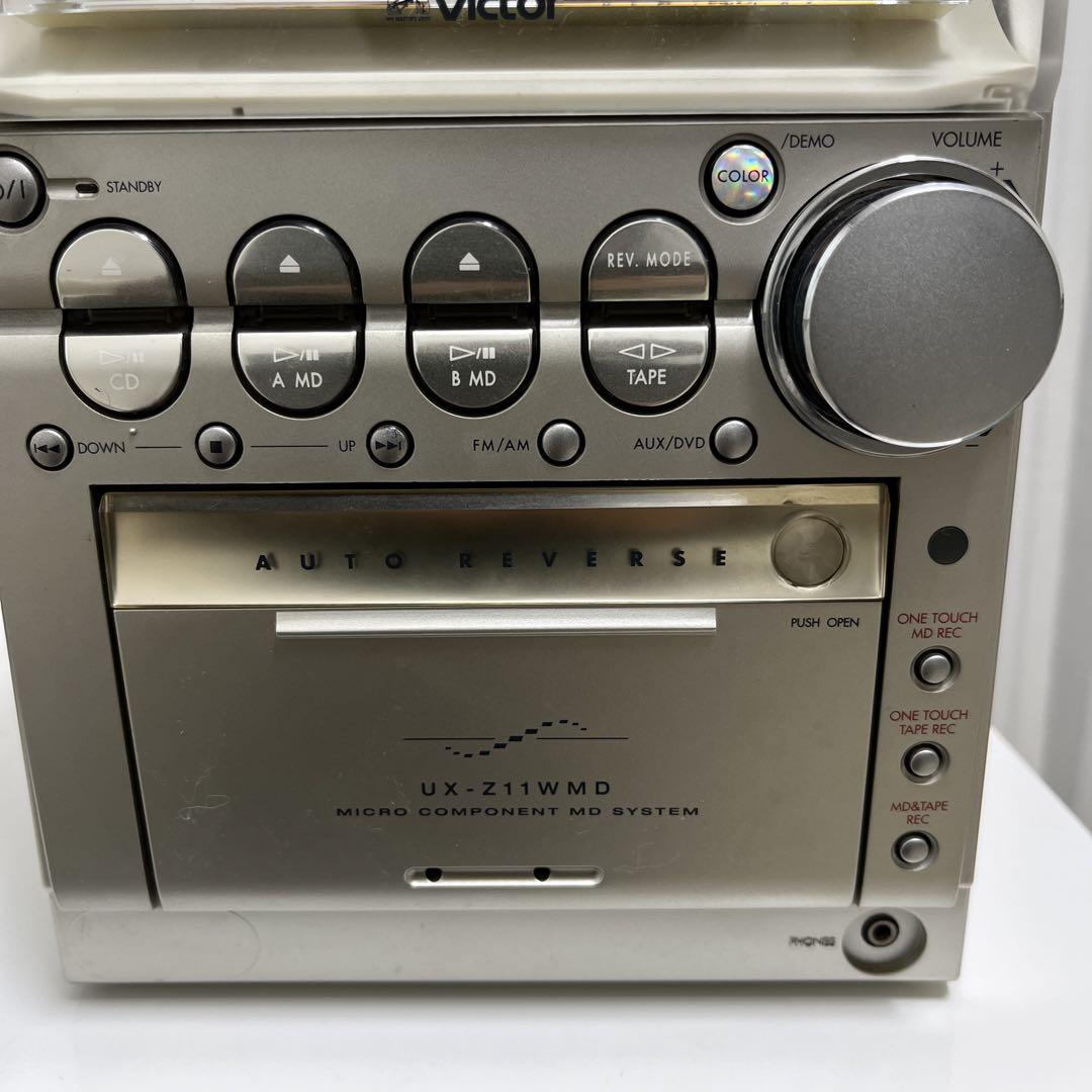 ビクター製ミニコンポ　CD.　DVD.　tape.　RADIO ビクター製ミニコンポ CD. DVD. tape. RADIO - メルカリ