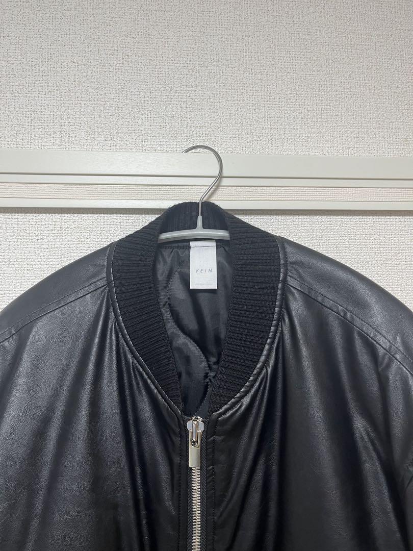VEIN シンセティックレザーMA-1