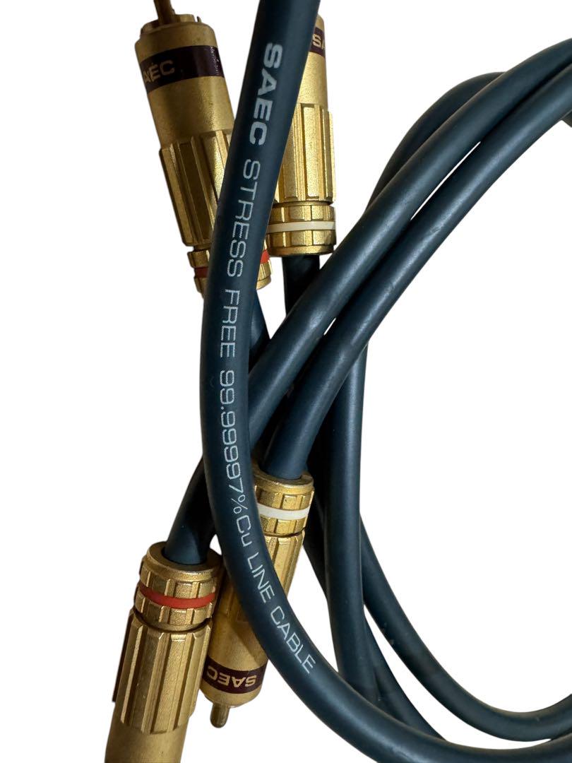 SAEC STRESS FREE 99.99997％ Cu LINE CABLE