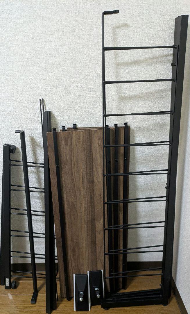ワードローブNポルダ(ミドルブラウン)幅80cm