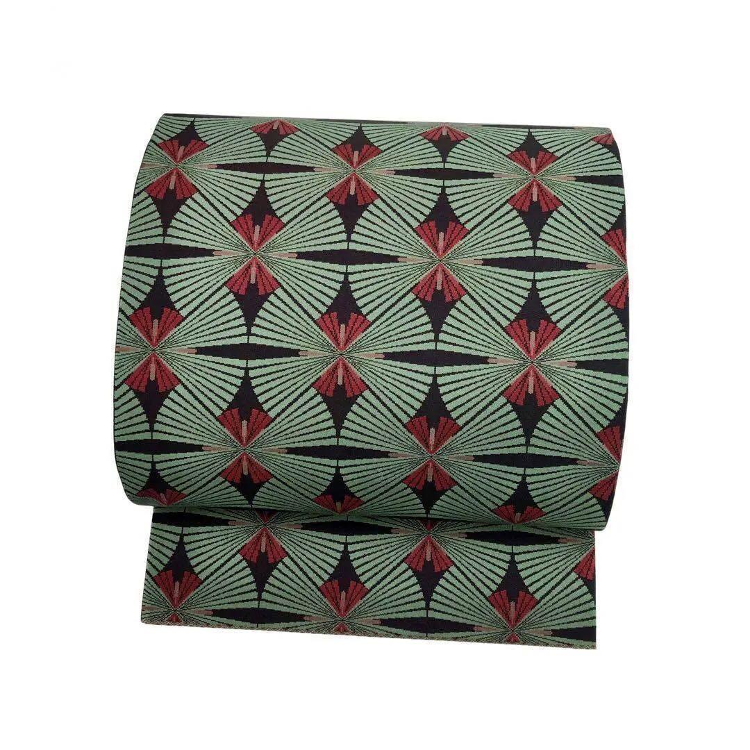 袋帯 人間国宝 重要無形文化財保持者 北村武資 染織作家 緑青 O-1045 袋帯 人間国宝 重要無形文化財保持者 北村武資 染織作家 緑青 O-1045