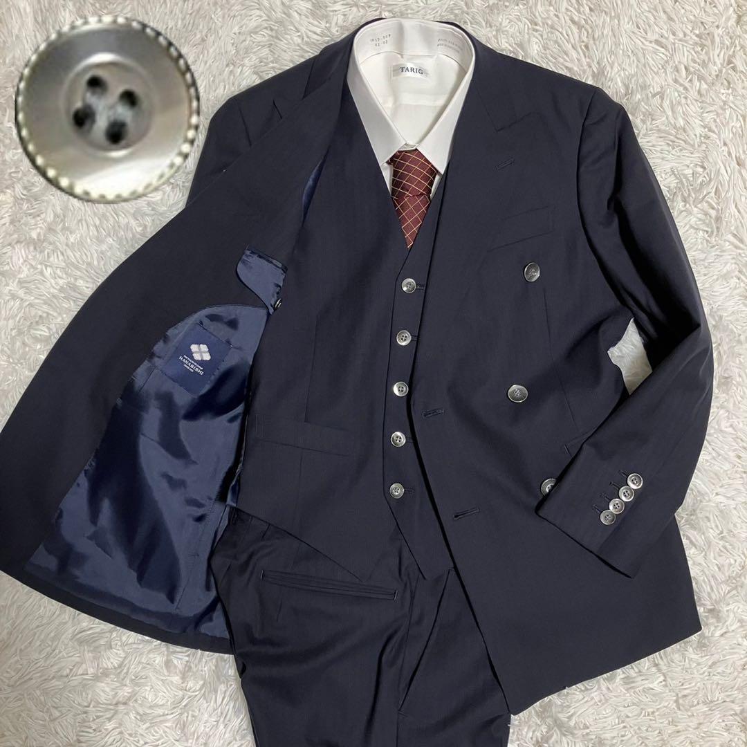 ✨未使用級 希少✨HANABISHI スーツ スリーピース MILLIONTEX ✨未使用級 希少✨HANABISHI スーツ スリーピース MILLIONTEX