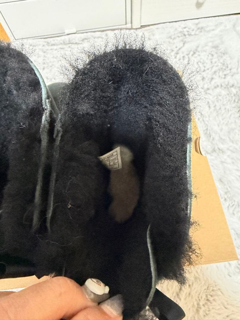 UGG ムートンブーツブラックBAILEY BOWⅡサイズ5.22cm UGG ムートンブーツブラックBAILEY BOWⅡサイズ5.22cm