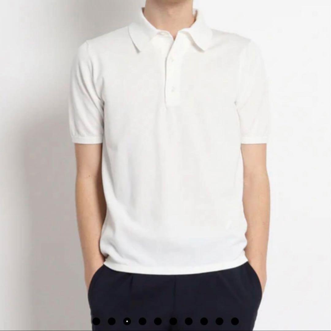 【新品・未開封】+CLOTHET スビンプラチナムニットポロシャツ　サイズ03