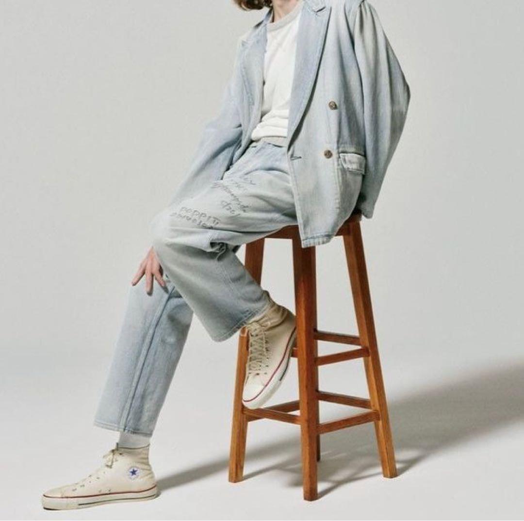 HERILL ヘリル HL Denim Good Luck Flag 4PK