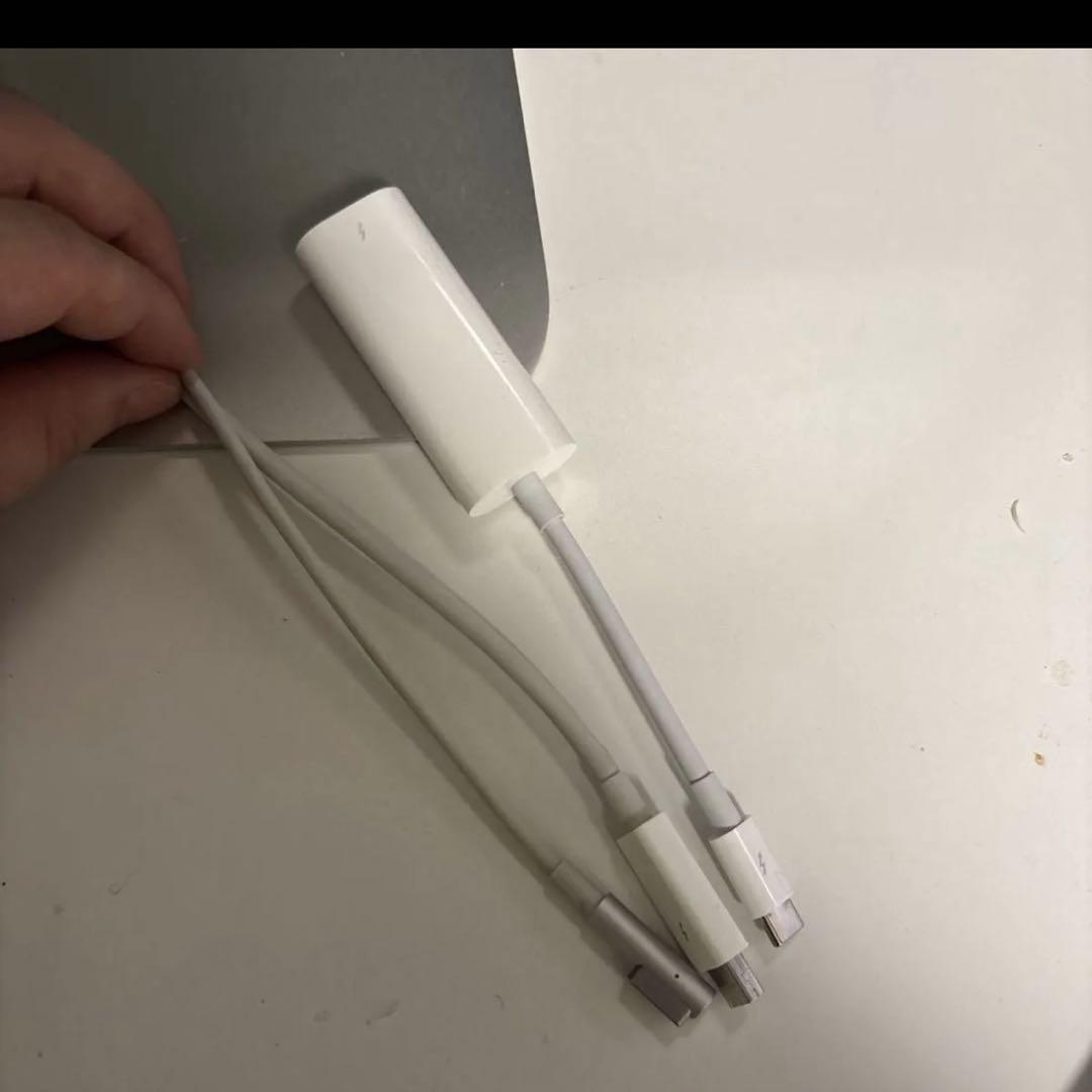 純正usbc変換アダプタ付き　27インチ　Apple Thunderbolt