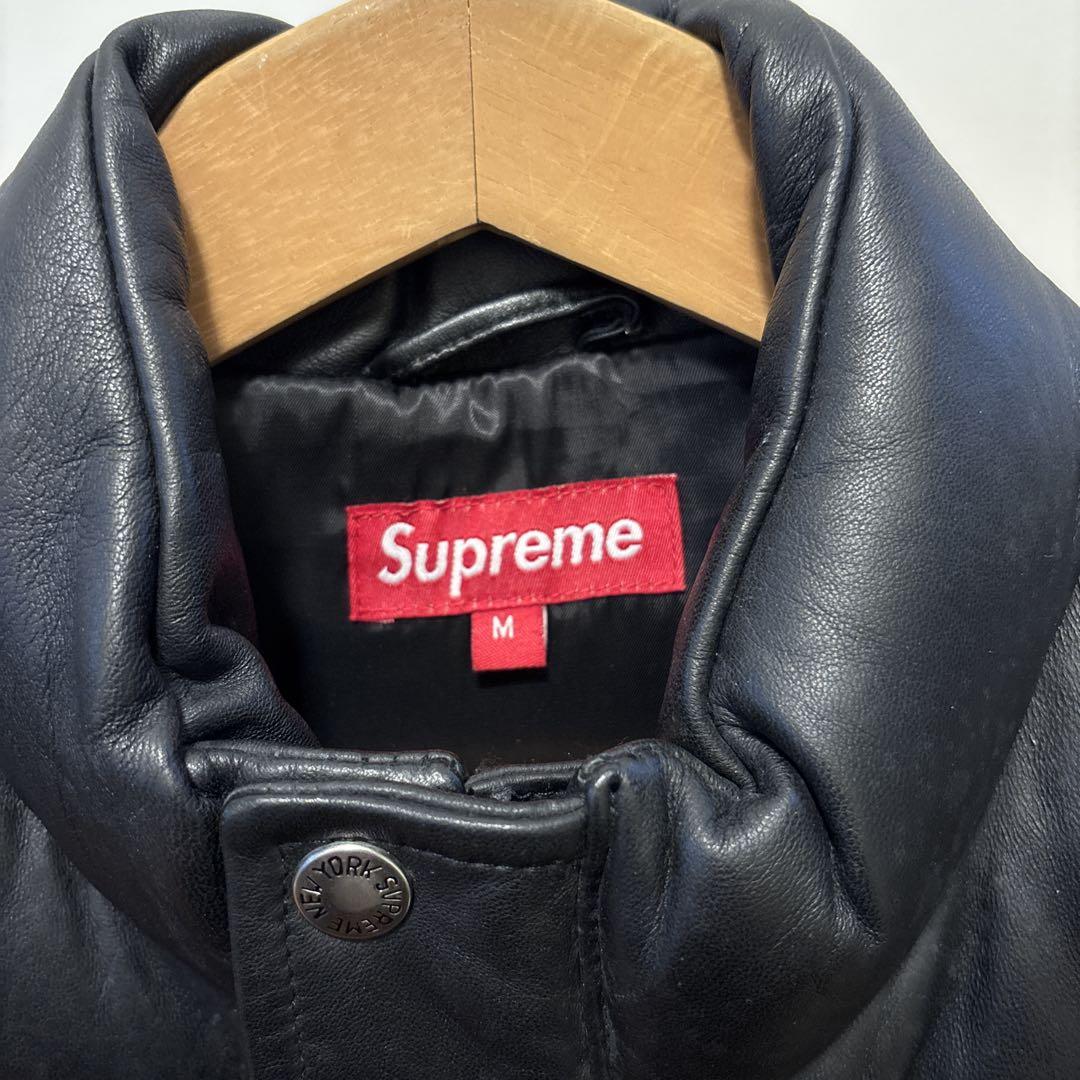 Supreme ブラック ダウンベスト M