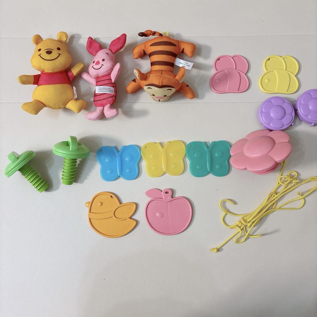 くまのプーさん えらべる回転6WAYジムにへんしんメリー 美品 くまのプーさん えらべる回転6WAYジムにへんしんメリー 美品