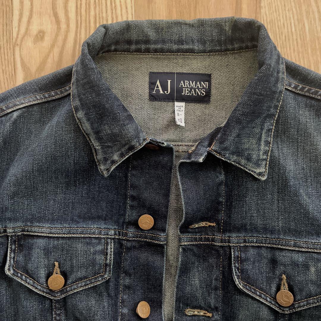 ARMANI JEANS アルマーニジーンズ Gジャン イタリア製 美品 ARMANI JEANS アルマーニジーンズ Gジャン イタリア製 美品