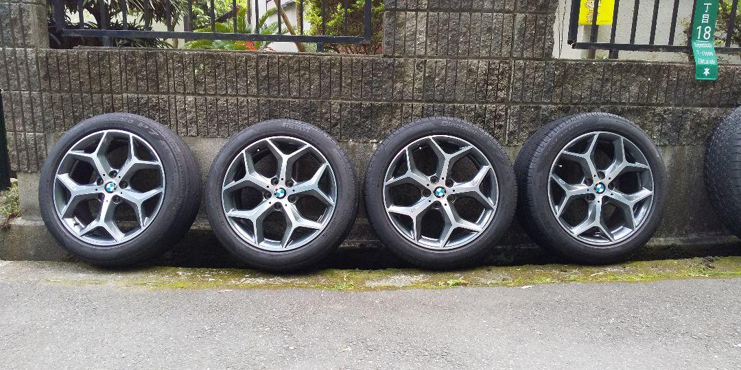 バリ溝 美品】BMW iX1 X-LINE 純正 18in 7.5J +50 PCD112 ブレデ