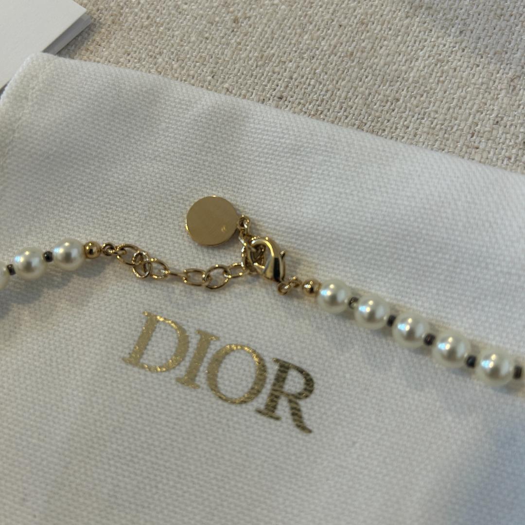 Dior ディオール パール ショートネックレス チョーカー