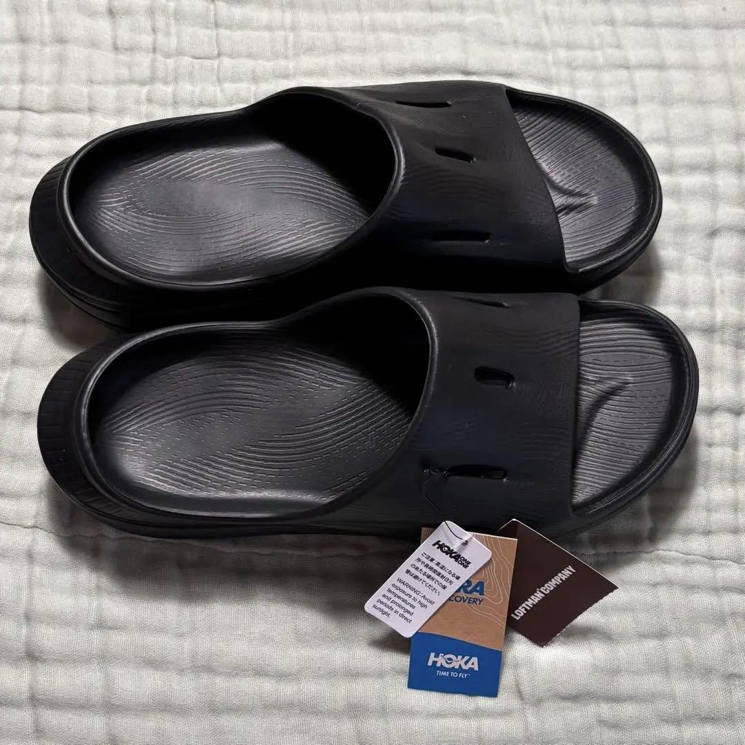 HOKA U ORA RECOVERY SLIDE 3 ブラック 25cm