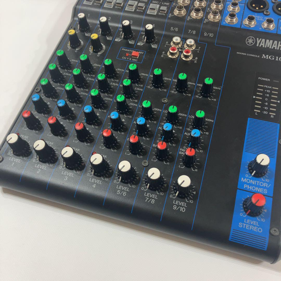 美品】YAMAHA MG10 アナログミキサー ACアダプター交換済
