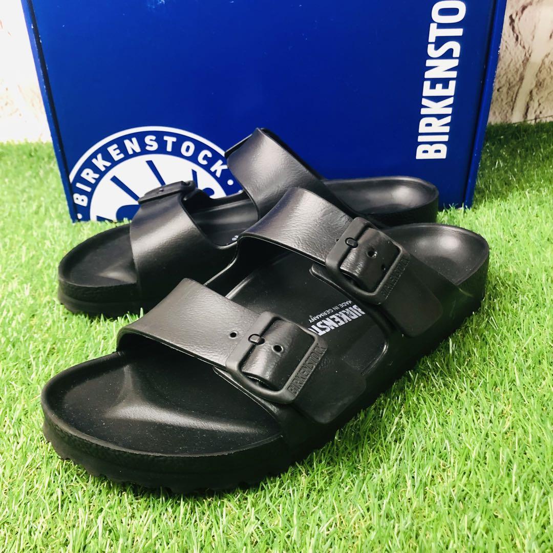 【試着のみ】BIRKENSTOCK アリゾナ 厚底 コンフォート ブラック 25