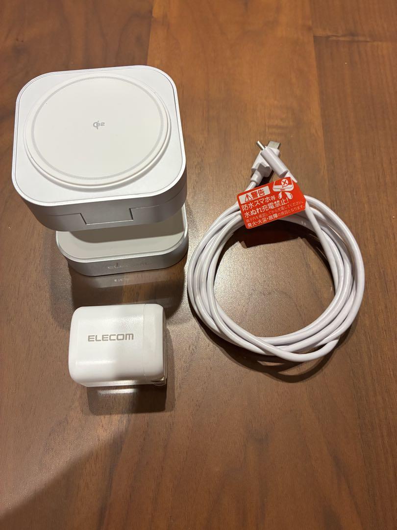 ELECOM ワイヤレス充電器iPhone AppleWatch AirPods