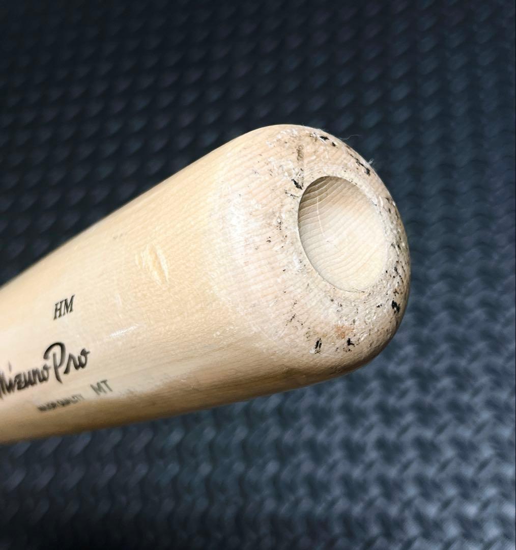 プロ支給品 硬式 木製 バット ミズノプロ NPBマーク入り 山野辺翔選手 プロ支給品 硬式 木製 バット ミズノプロ NPBマーク入り 山野辺翔選手
