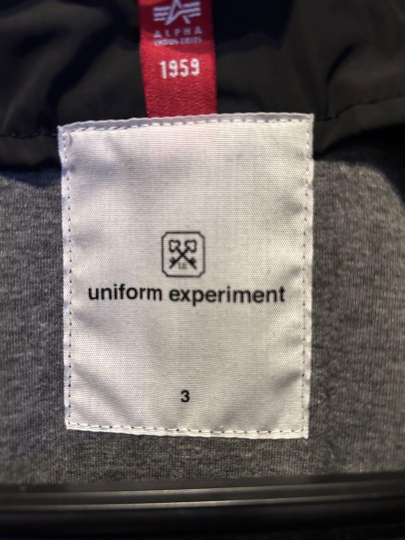 uniform experiment MA-1ジャケット ブラック 3