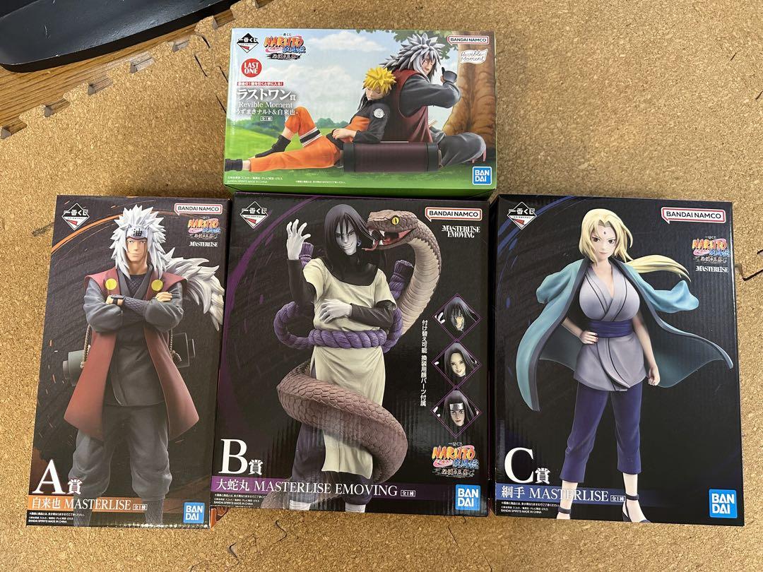 一番くじ　NARUTO ナルト疾風伝　伝説の三忍　A B C ラストワン　大量 一番くじ NARUTO-ナルト- 疾風伝 伝説の三忍 ABCラストワン コンプ