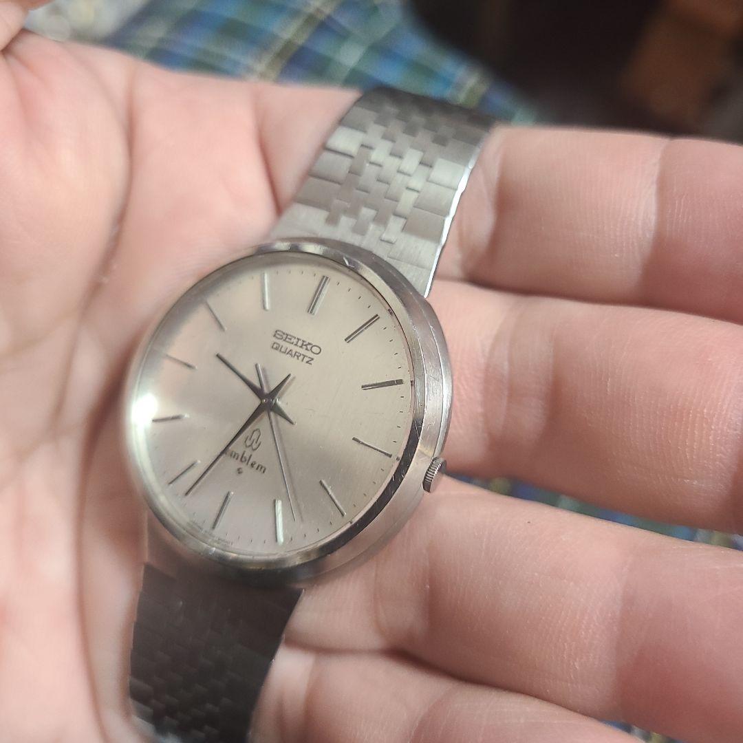 SEIKO emblem 4120  貴重な稼動品  純正バンド付き