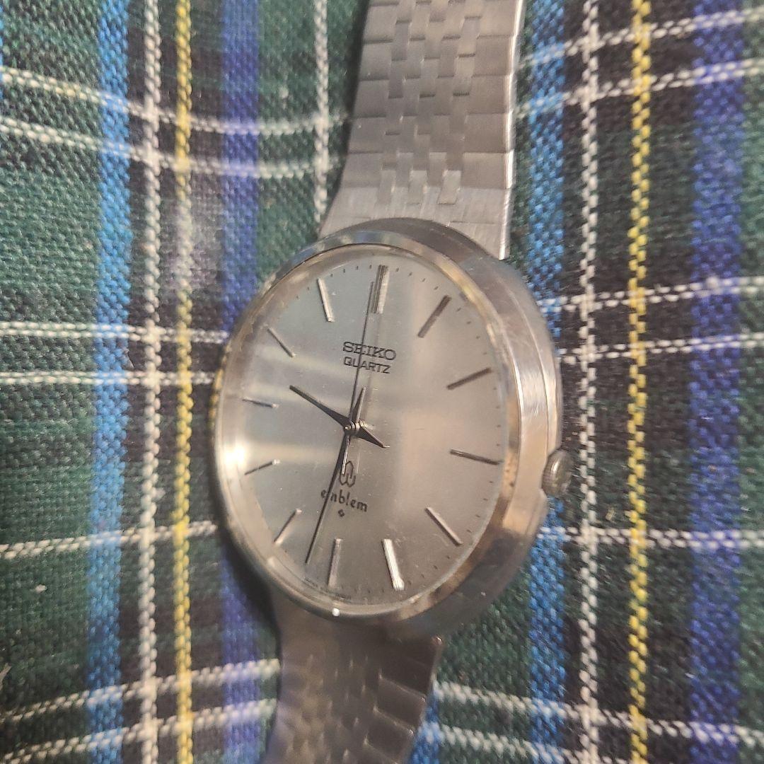 SEIKO emblem 4120  貴重な稼動品  純正バンド付き