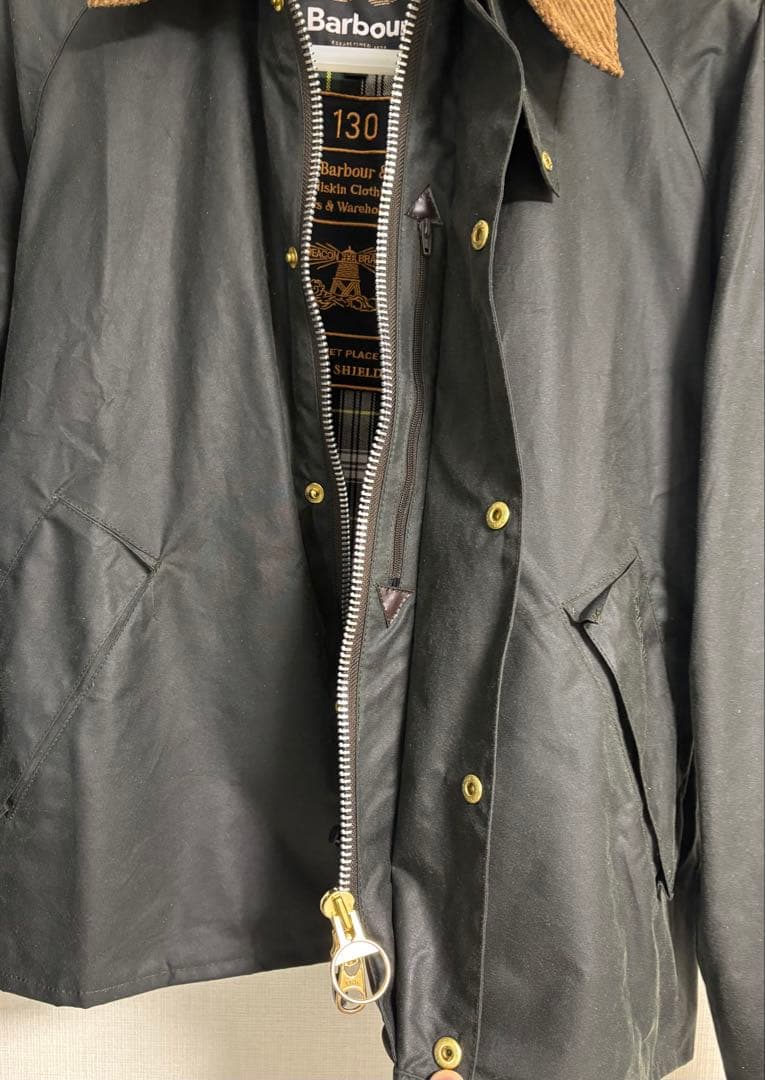 barbour 130周年記念Tpanrport 38 美品 バブアー barbour 130周年記念Tpanrport 38 美品 バブアー