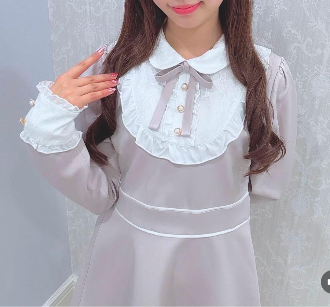 レースフリルOP LIZLISA pium Honey Cinnamon