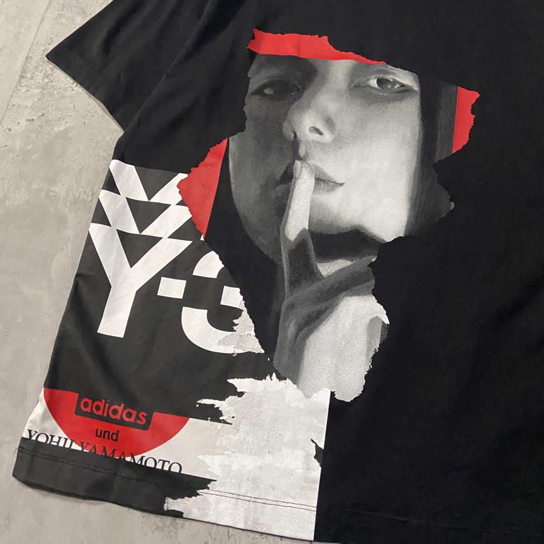 人気ブランド Y-3 内田すずめ フォトプリント 半袖Tシャツ M