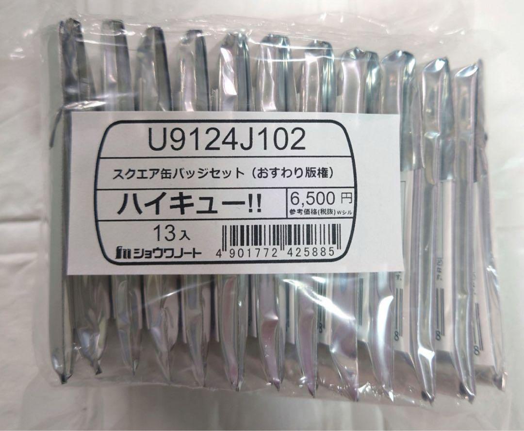 ハイキュー!! おすわりセット 缶バッジ セブンネット限定 コンプリート限定品 ハイキュー!!」スクエア缶バッジ抽選販売開始！【クールダウン
