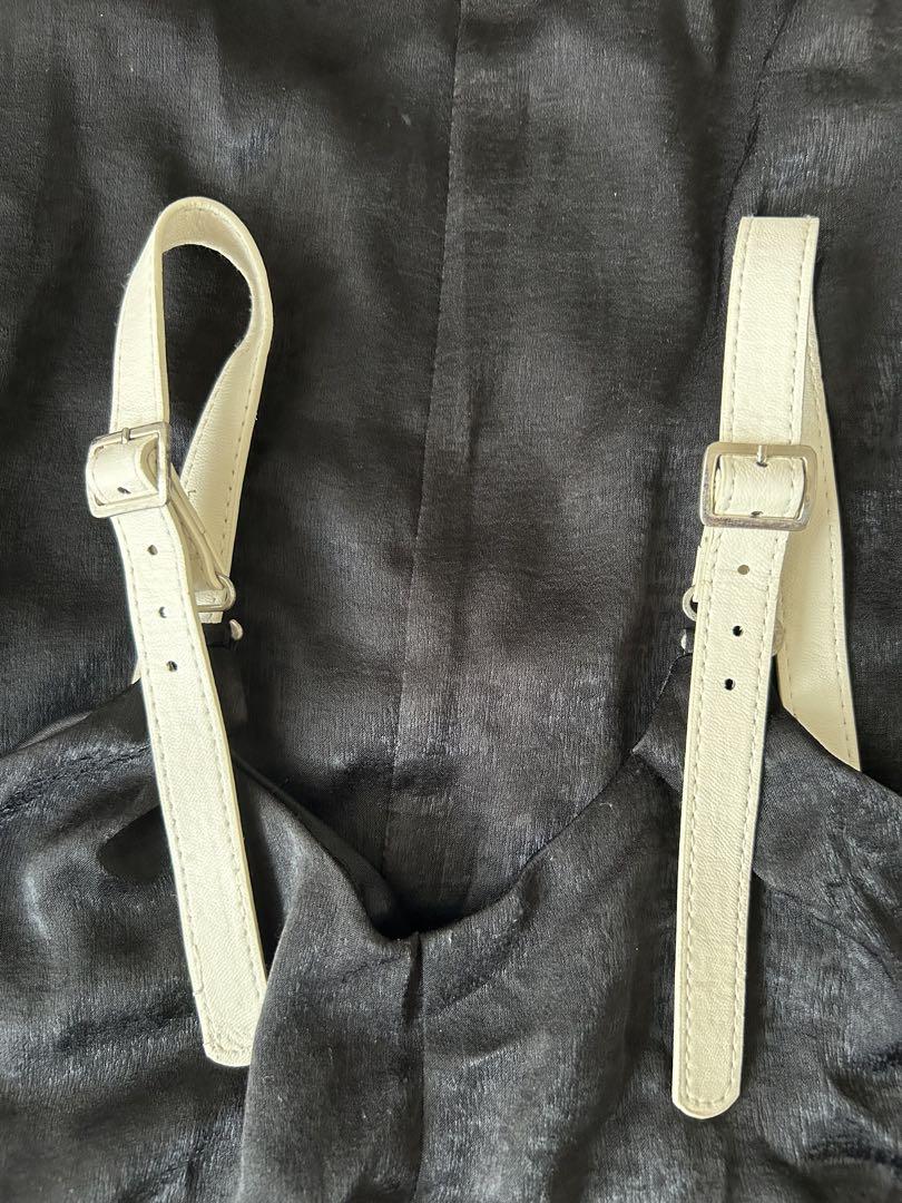 aclent ベルトサテンワンピース　belt satin one piece