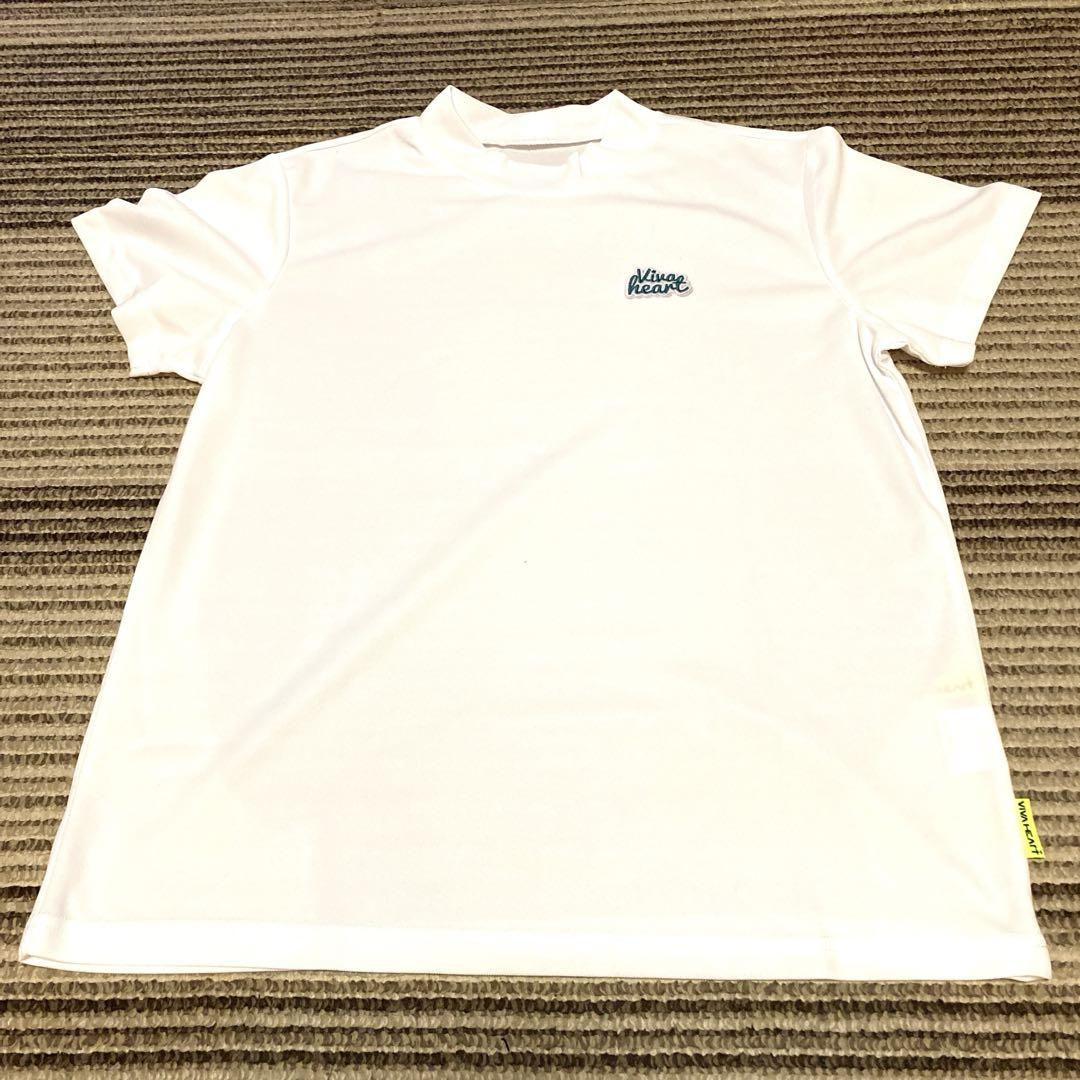 新品　ビバハート　tシャツ 2枚　モックネック　Lゴルフ　半袖　レディース