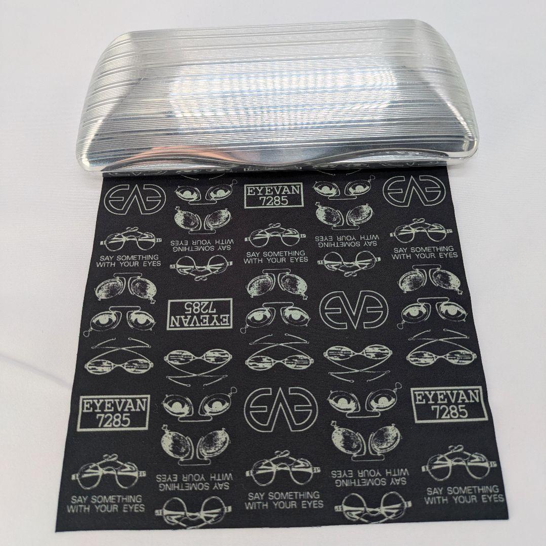 美品 EYEVAN 7285 788 C301 アイヴァン サングラス ブルー EYEVAN7285