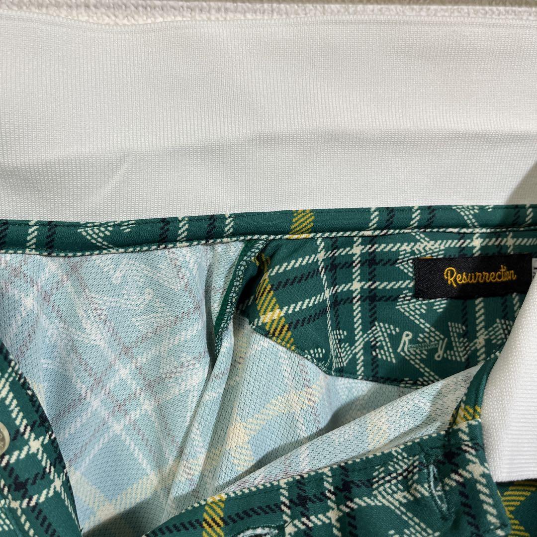 メンズウェア 23SS Resurrection GM CHECK PATTERN POLO