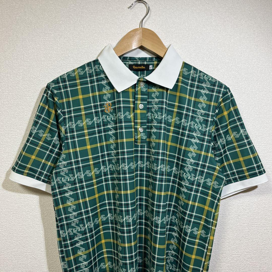 メンズウェア 23SS Resurrection GM CHECK PATTERN POLO