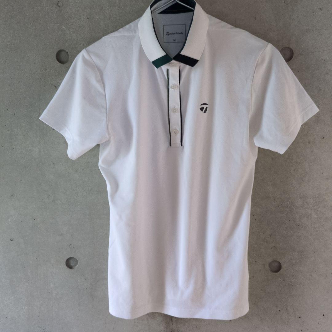 TaylorMade ホワイト ポロシャツ M