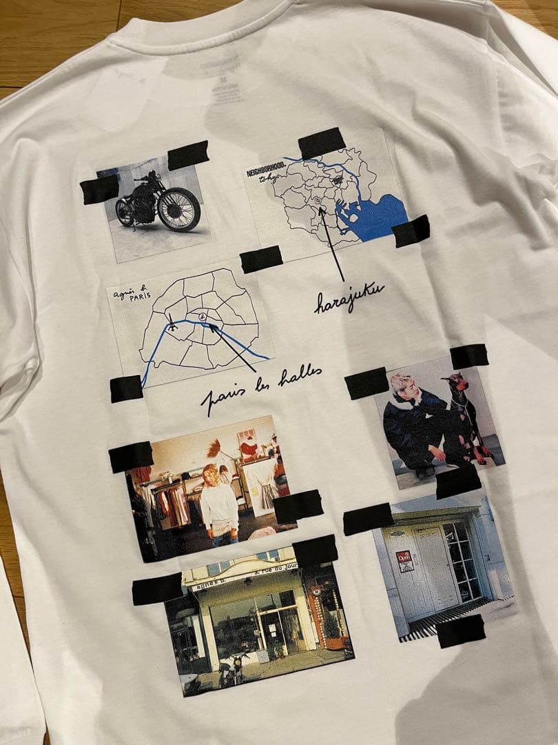 NEIGHBORHOOD アニエスベー　ホワイト ロンT