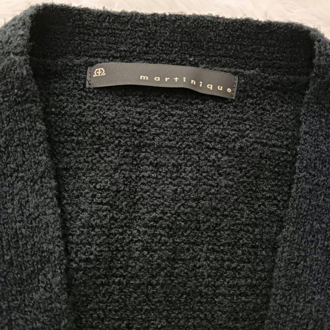 2025 マルティニーク ウールブークレーカーディガン フリル袖 カーディガン