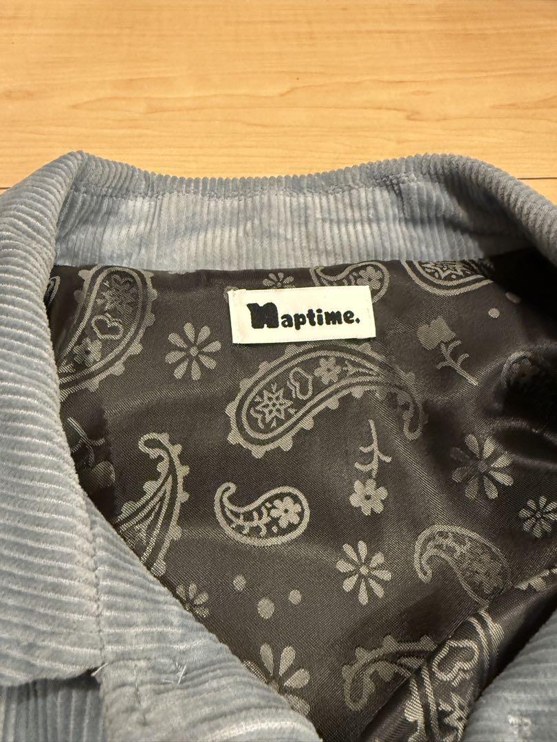 Naptime. コーデュロイセットアップ ブルー　Lサイズ