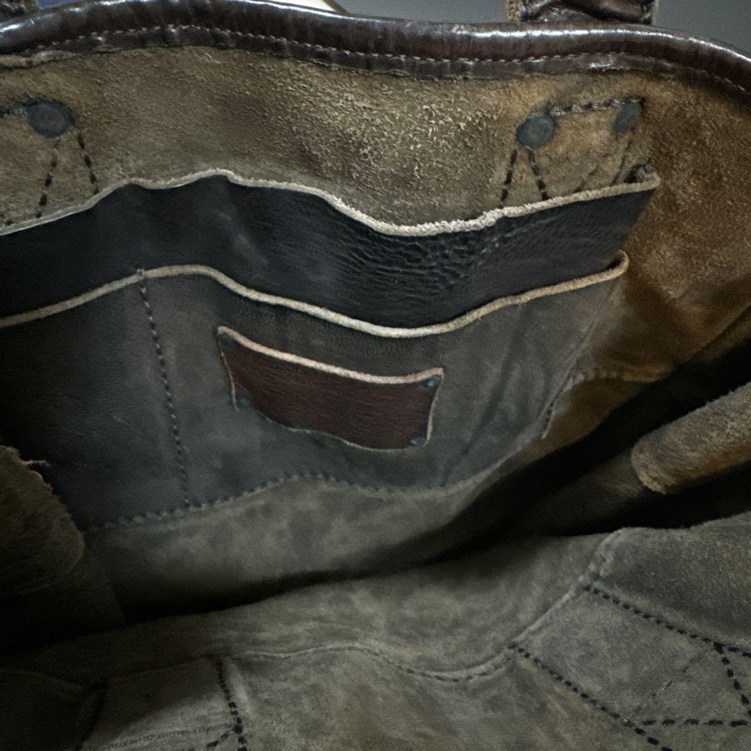 RRL ダブルアールエル　double RL本革　ヴィンテージ　トートバッグ