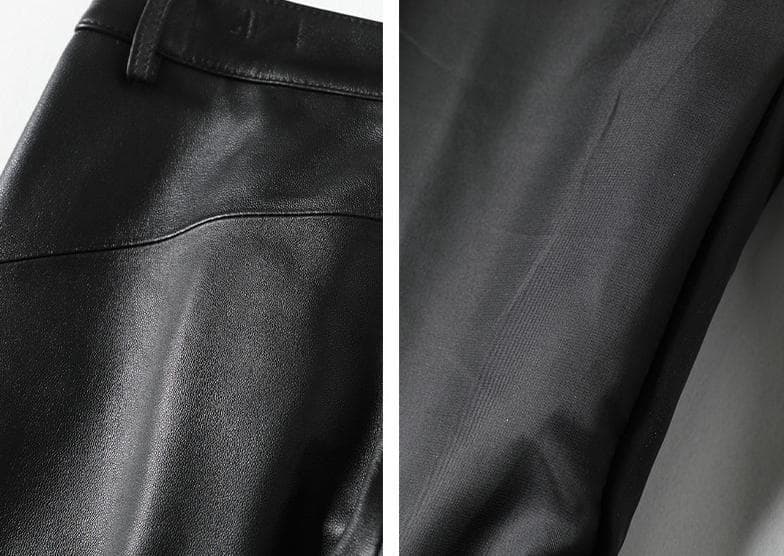 本革 超ソフトなラムレザーパンツ