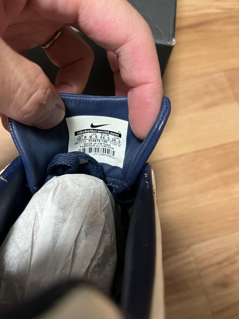 NIKE 野球 ポイントスパイク ホワイト×ネイビー 28.5cm